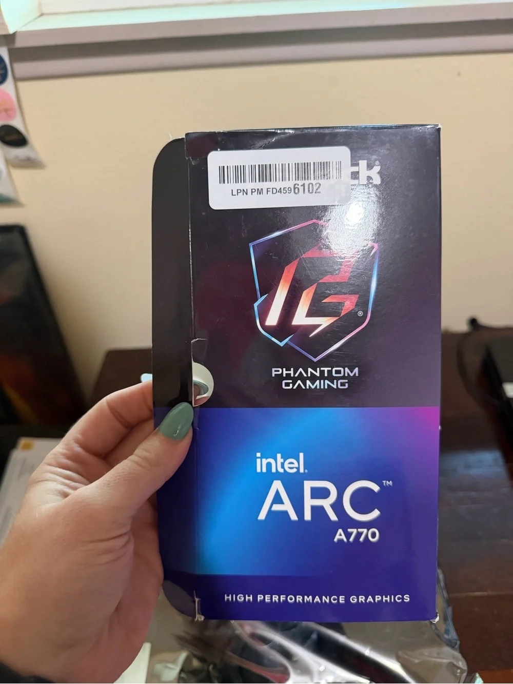 ASRock Intel Arc A770 Phantom Gaming OC Edition 16 GB GDDR6 Graphics Card